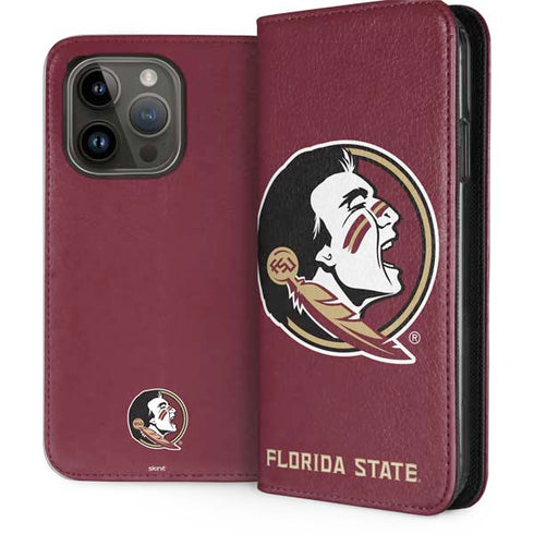 Florida State FSU Seminoles iPhone 15 Pro Folio Case